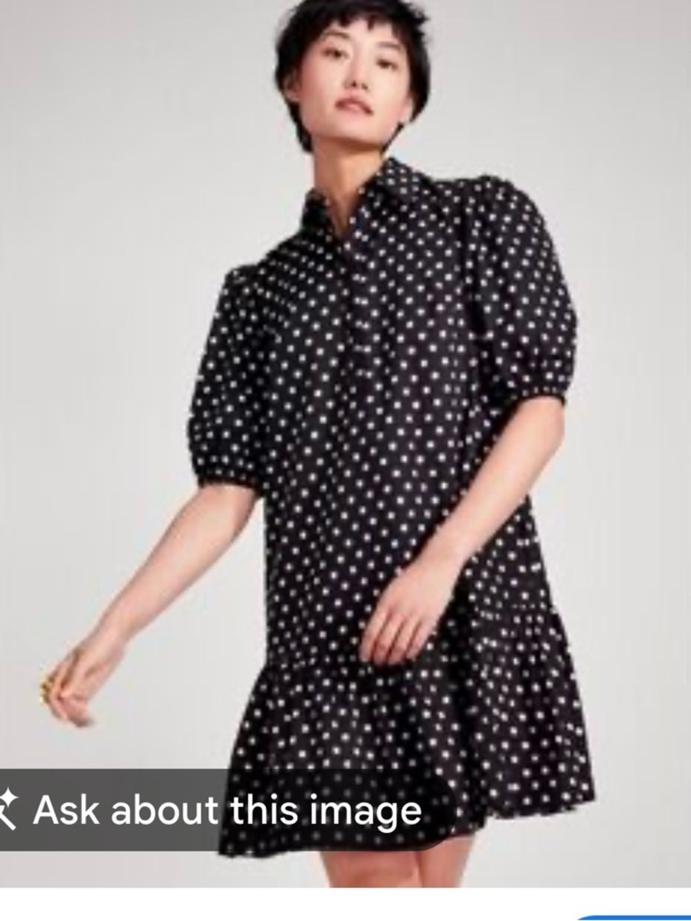 ♠️🌸kate spade Black and White Harmony Polka Dot Dress♠️
